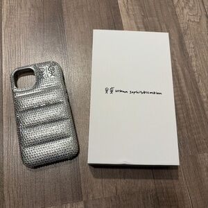 Urban Sophistication The Puffer Case in Rhinestones for iPhone 13/14